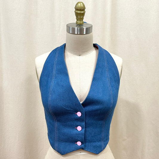 Maurita Vest - Denim