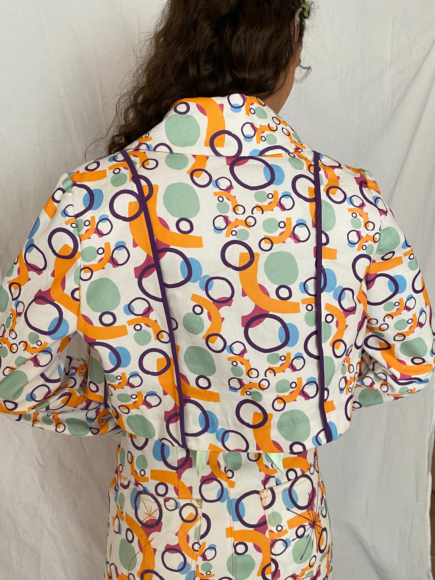 FRANKIE CROPPED JACKET- WILDFLOWER