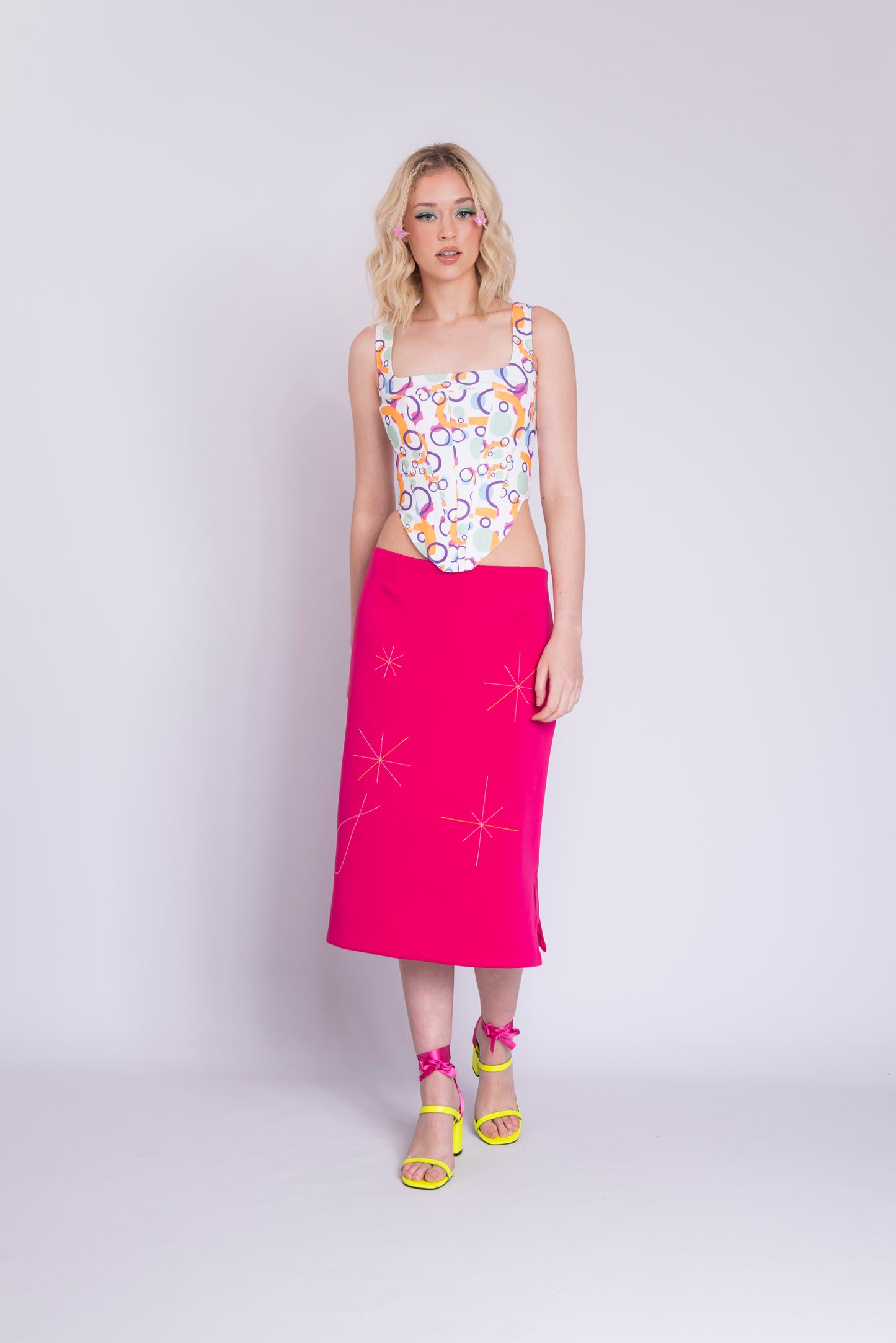 PREPPY GIRL CORSET- WILDFLOWER